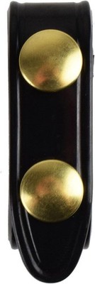 Safariland 65 Belt Keeper, 2.25'' Belt Width Brass Snap Hi-Gloss 4 Pack - 1101316