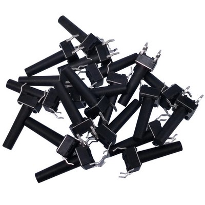 21pcs 6x6x17mm Panel PCB Momentary Tactile Tact Push Button Switch DIP US Stock