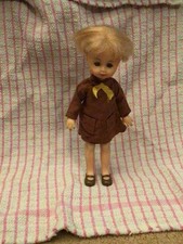 Vintage Vogue 8” Ginny Sleepy Eyes Brownies Uniform Little Sister Doll 1977