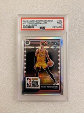 2023 HOOPS PREMIUM STOCK VICTOR WEMBANYAMA SILVER PRIZM #282 MINT 9 ROOKIE RC