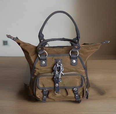 George Gina & Lucy Departure Nights Brown Shoulder Bag Vintage Y2K GGL Bag