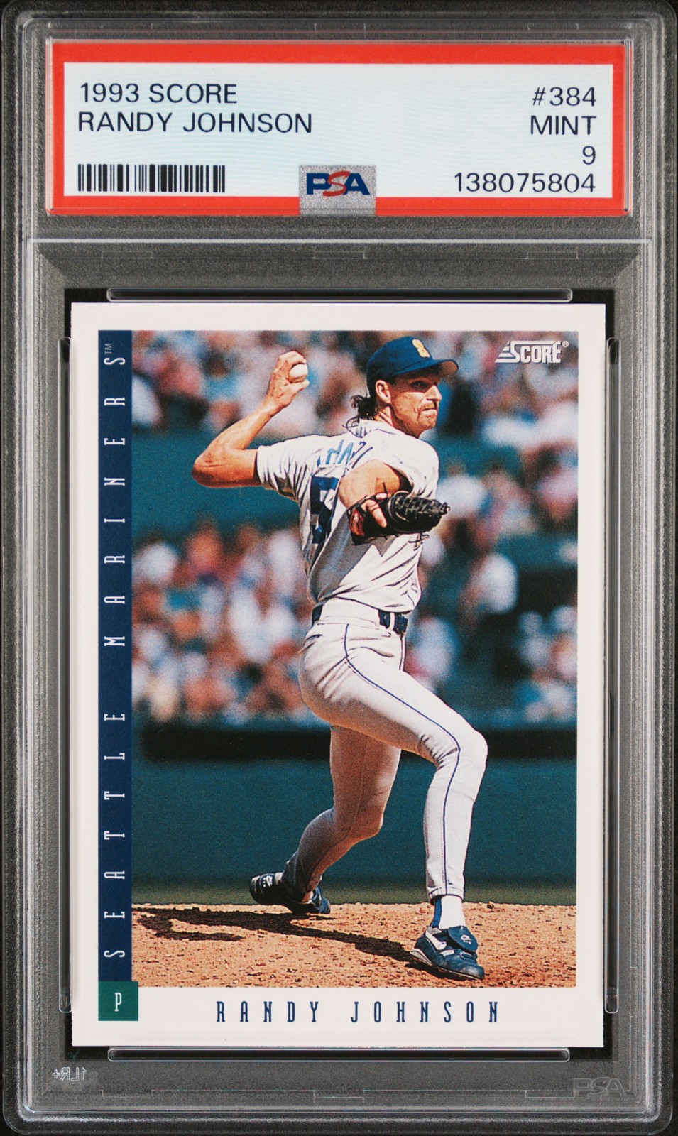 1993 SCORE #384 RANDY JOHNSON PSA 9