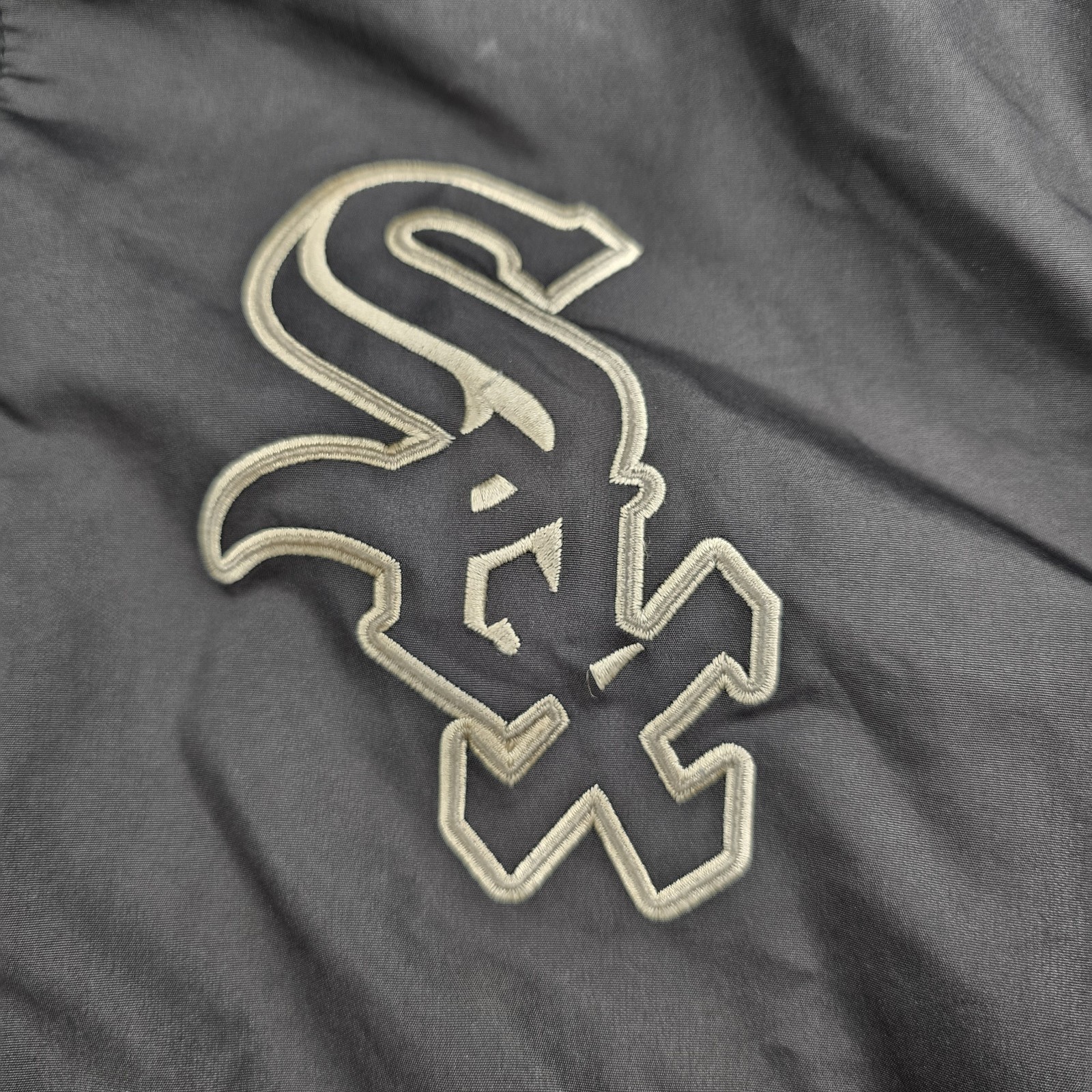 Vintage 90s Men’s L Jeff Hamilton Reversible Chicago White Sox Varsity Jacket