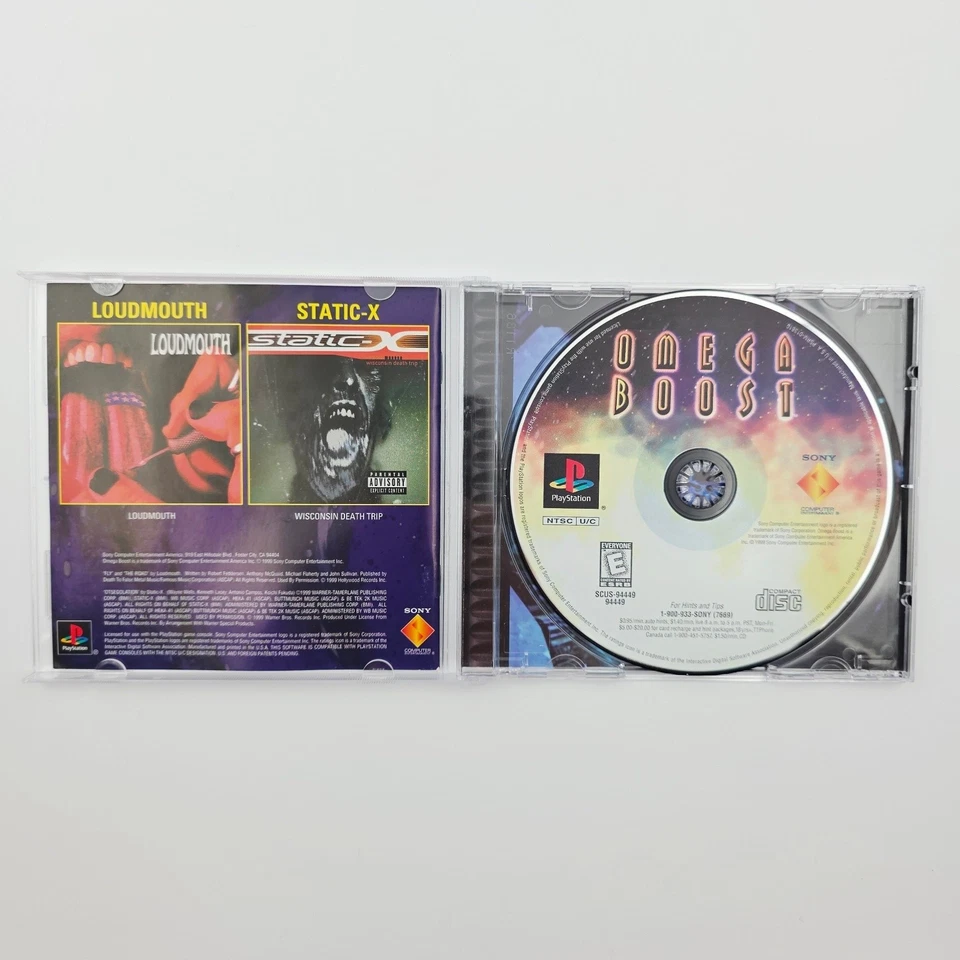PlayStation Omega Boost PS1 Complete In Jewel Case Sony Computer Entertainment E - Image 2 of 4