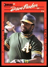 Dave Parker 1990 Donruss #328 Athletics MLB READ FREE SHIPPING AutographDen