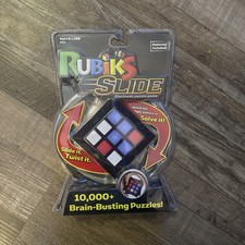 Rubik's Slide Electronic Game 10,000 Brain Busting Puzzles Rubiks Cube NEW