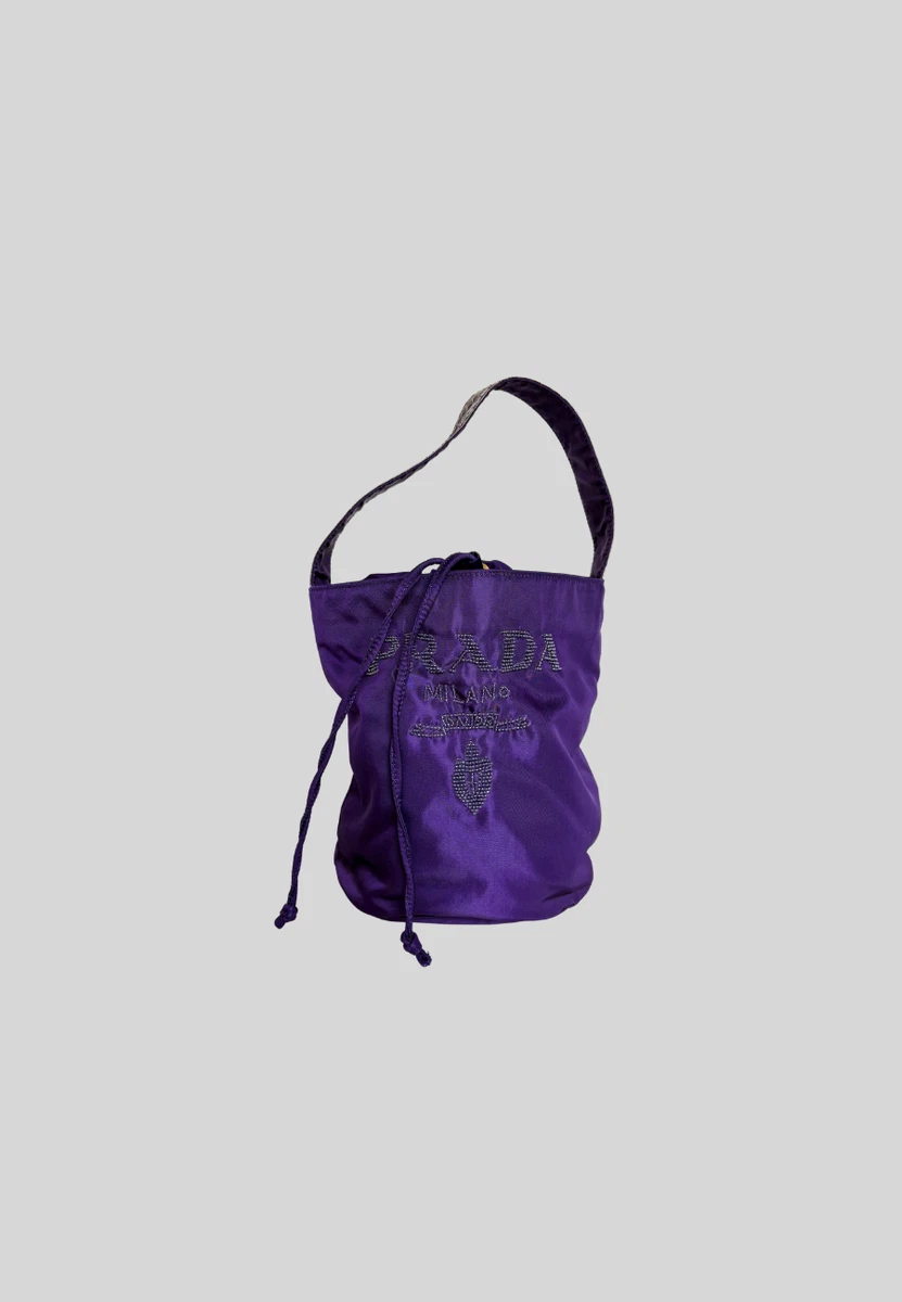 PRADA Nylon Exterior Purple Bags & Handbags for Women for sale | eBay