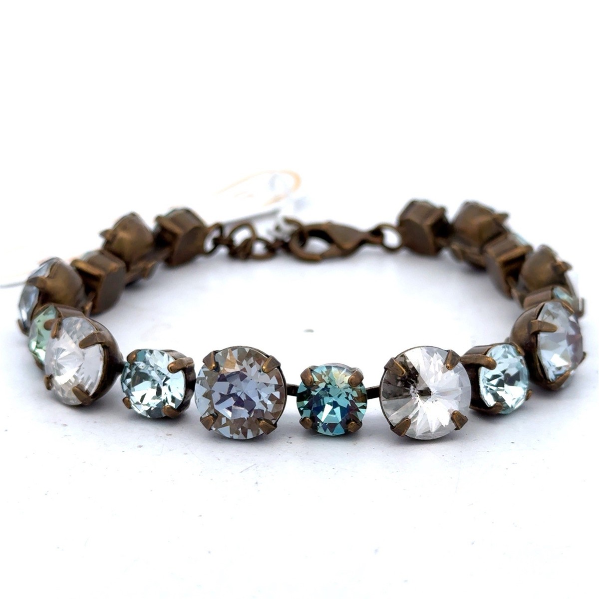 Sorrelli Silver Crystal Embellished Bracelet Sorrelli Rivetingca Romance Pacific Opal Cuff Bracelet - Etsy main image 4