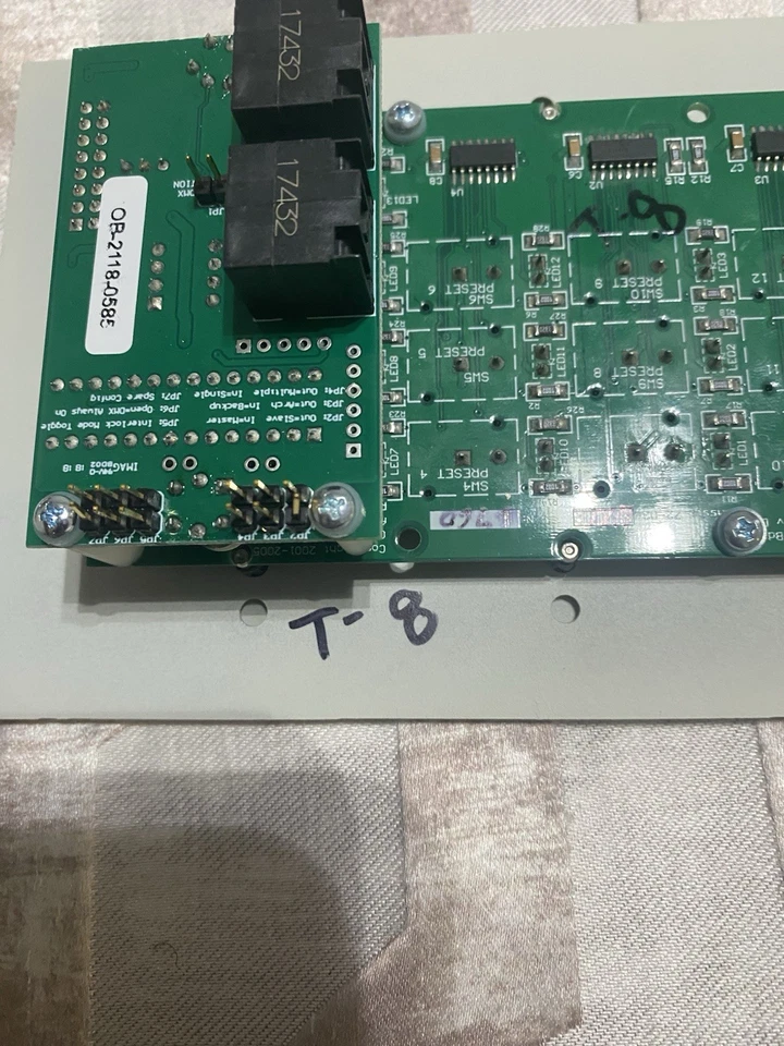 Leprecon 90-03-6154 Apc 12 Button With Off Dmx In/out Wall Plate Part 2018) - Image 3 of 4