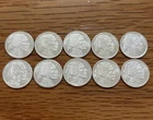 LOT OF 10 - 1 GRAM .999 FINE SILVER ROUNDS WITH INDIAN HEAD / BUFFALO DESIGN