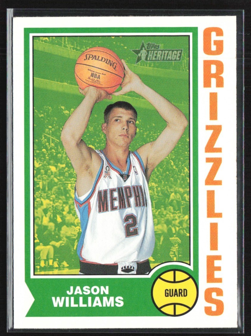 Jason Williams 2001-02 Topps Heritage #183 Memphis Grizzlies