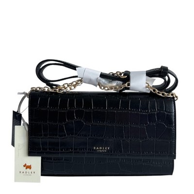 RADLEY Handtasche schwarz Leder kleine Crossbody Clutch Tasche - Chancery Row - neu
