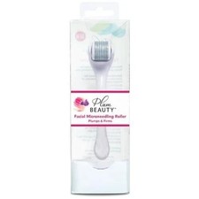 Microneedling Facial Roller Skincare Tool Facial Plumping Massager w/ Cleaner