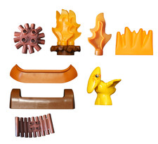 Lego Duplo Steinzeit Eiszeit Urmensch Feuer Flamme Dino Dinosaurier Auswahl