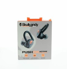 Skullcandy Push Play Active True Wireless Bluetooth Sport Earbuds Black Orange