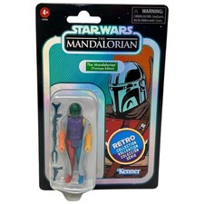 Star Wars Retro Collection Mandalorian Prototype Edition 3.75  Figure 2023 New