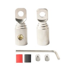0 Gauge Wire Terminal Connectors 5/16 Ring Wi...