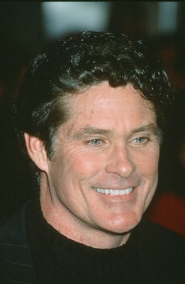 LMP82-150 2000s Iconic Actor David Hasselhoff Celeb Event ORIG 35mm COLOR SLIDE