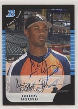 2006 Bowman Originals Buyback 485/558 Chris Young (2005 Draft) #BDP150 Auto 0r4