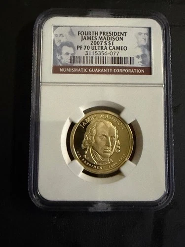 2007-S Presidential Dollar — photo from another recent sale