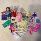 Mattel Lot Of 3 Dolls Barbie’s Sister Stacie ,Kelly ,Tommy ? Accessories Vtg
