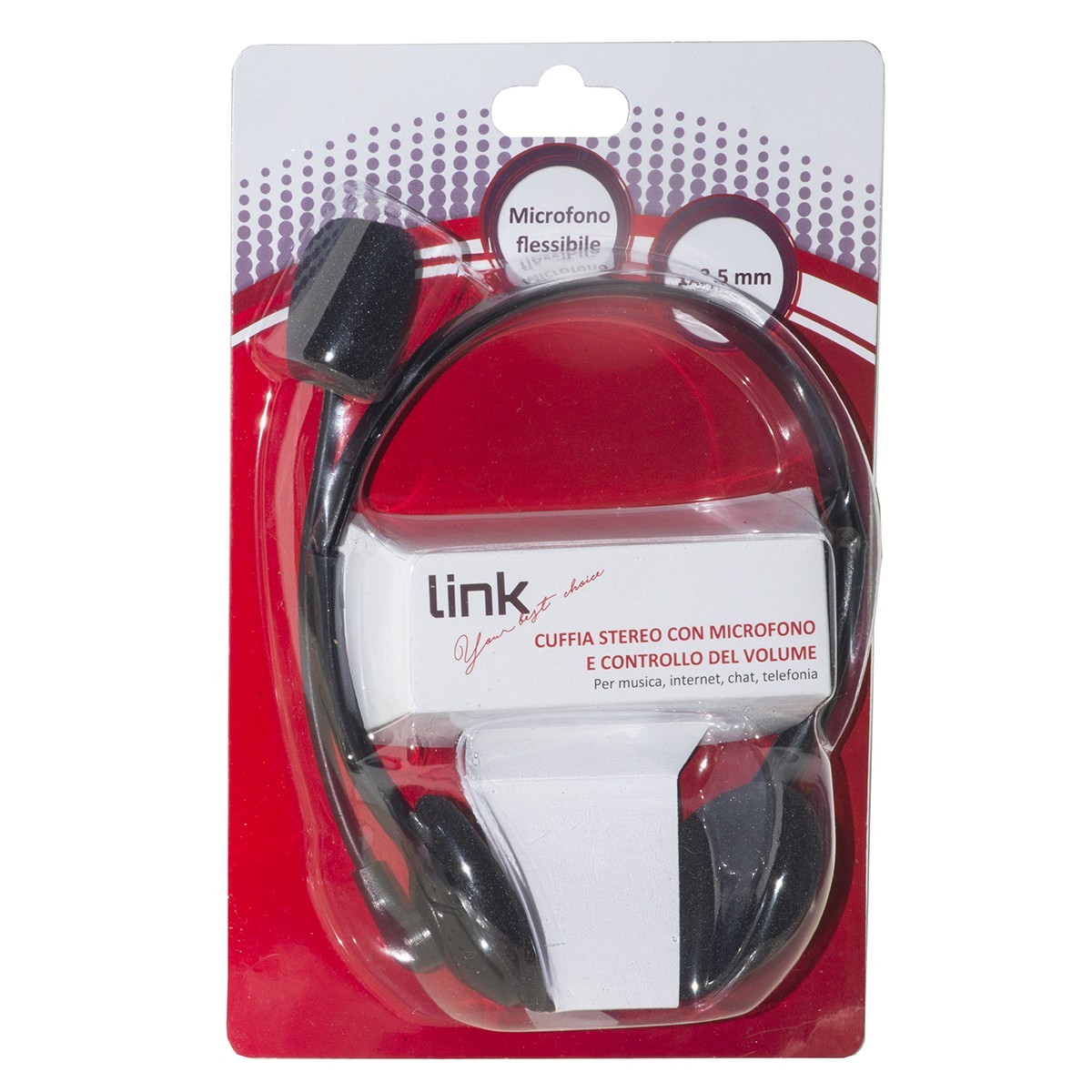 Accessori lkhs03 cuffia e auricolare cablato a padiglione musica e chiamate nero - Immagine 3