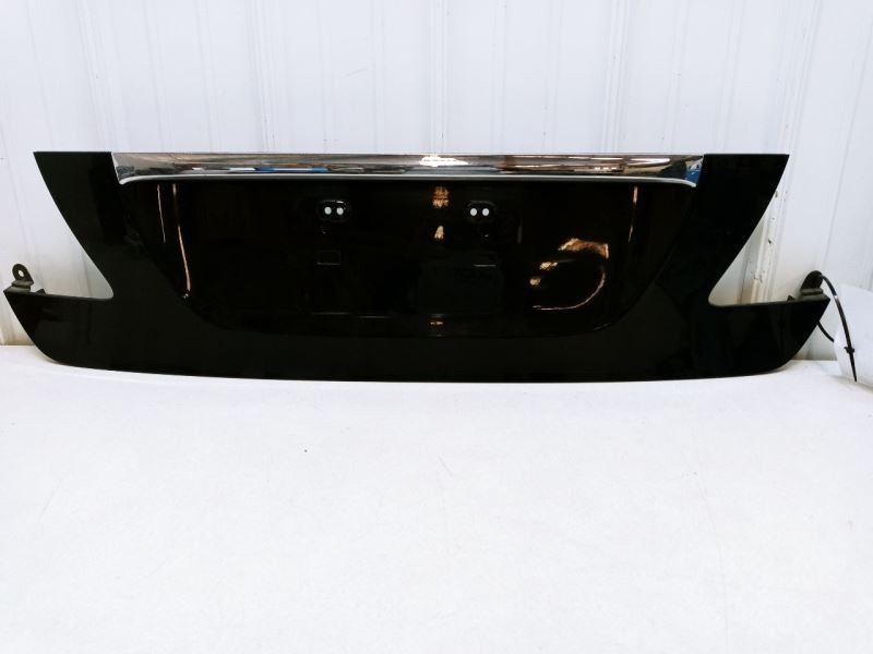 2007 08 2009 LS460 LS600HL TRUNK LID PANEL LICENSE PLATE TRIM BLK OEM 7680150040