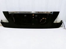 2007 08 2009 LS460 LS600HL TRUNK LID PANEL LICENSE PLATE TRIM BLK OEM 7680150040