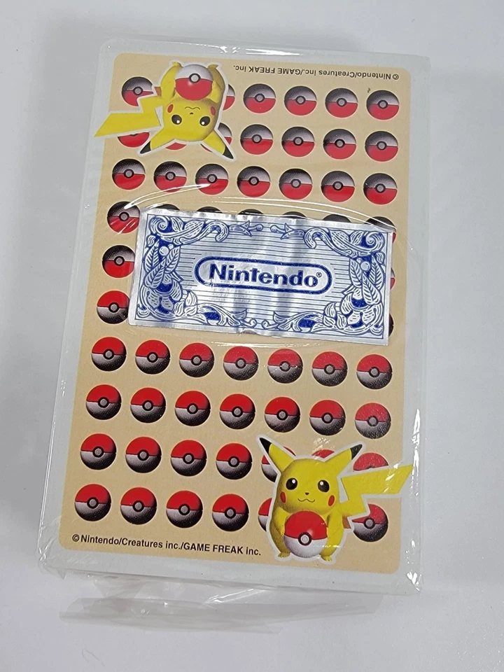 Pocket Monsters : Yellow Poker Playing Card Deck (1998) Nintendo Pokémon - Image 2 of 4