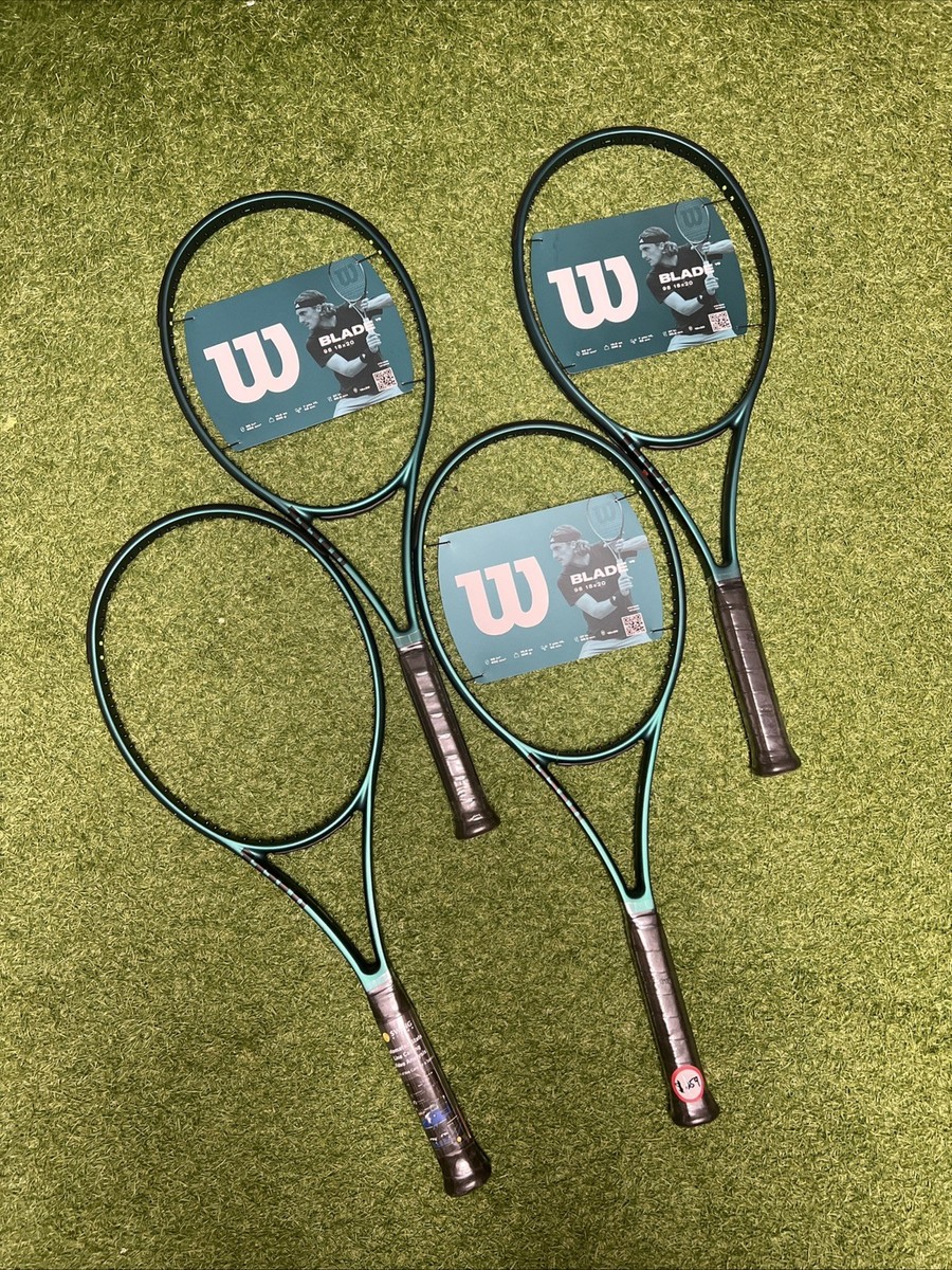 ブレードv9 18×20 2本セットグリップ2 Wilson Blade 18/20 V9 Tennis Racquet Grip Size 4 1/4 | eBay