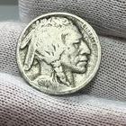 1914 Full Date Nice Detail Buffalo Nickel -  Better Date US Coin!