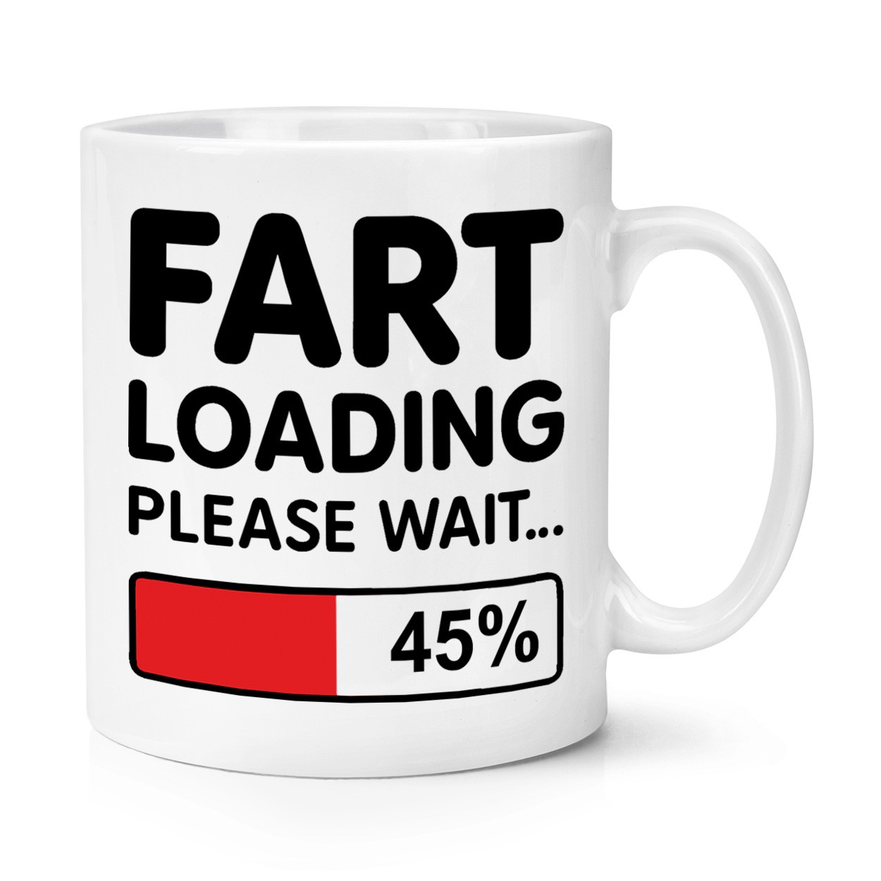 Fart Loading Please Wait 10oz Mug Cup Farter Rude Joke Dad Fathers Day Birthday
