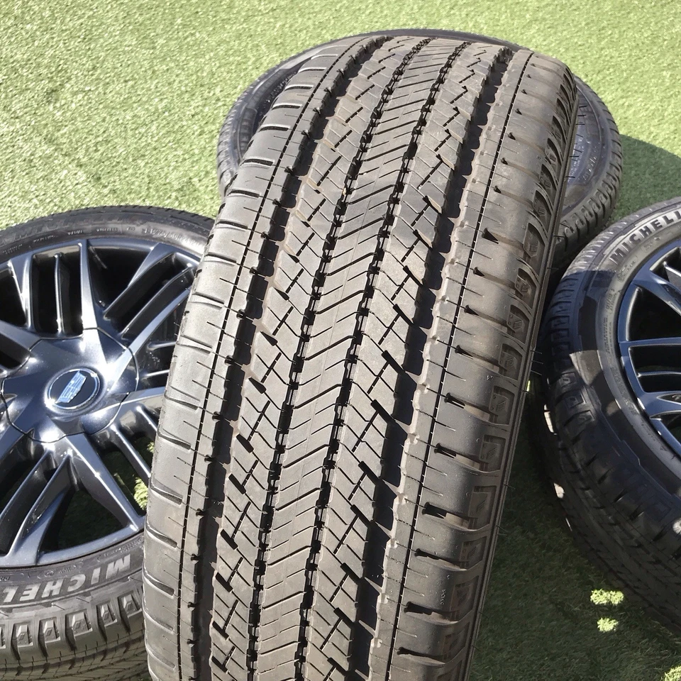 24 ESCALADE CADILLAC IQ DEEP SPACE IV 86793062 OEM FACTORY 2025 RIMS TIRES NEW - Image 2 of 4