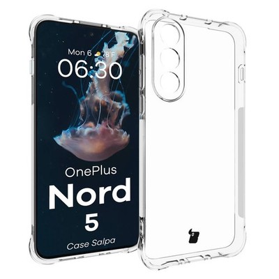 Handyhülle für OnePlus Nord 5 Bizon Case Cover Schutz Hülle Etui Transparent