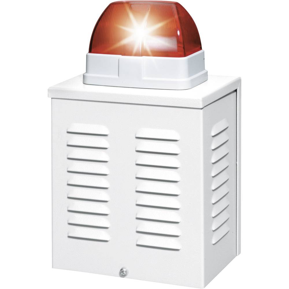 ABUS SG1650 sirène d'alarme 110 dB avec puissant flash lumineux rouge intégré