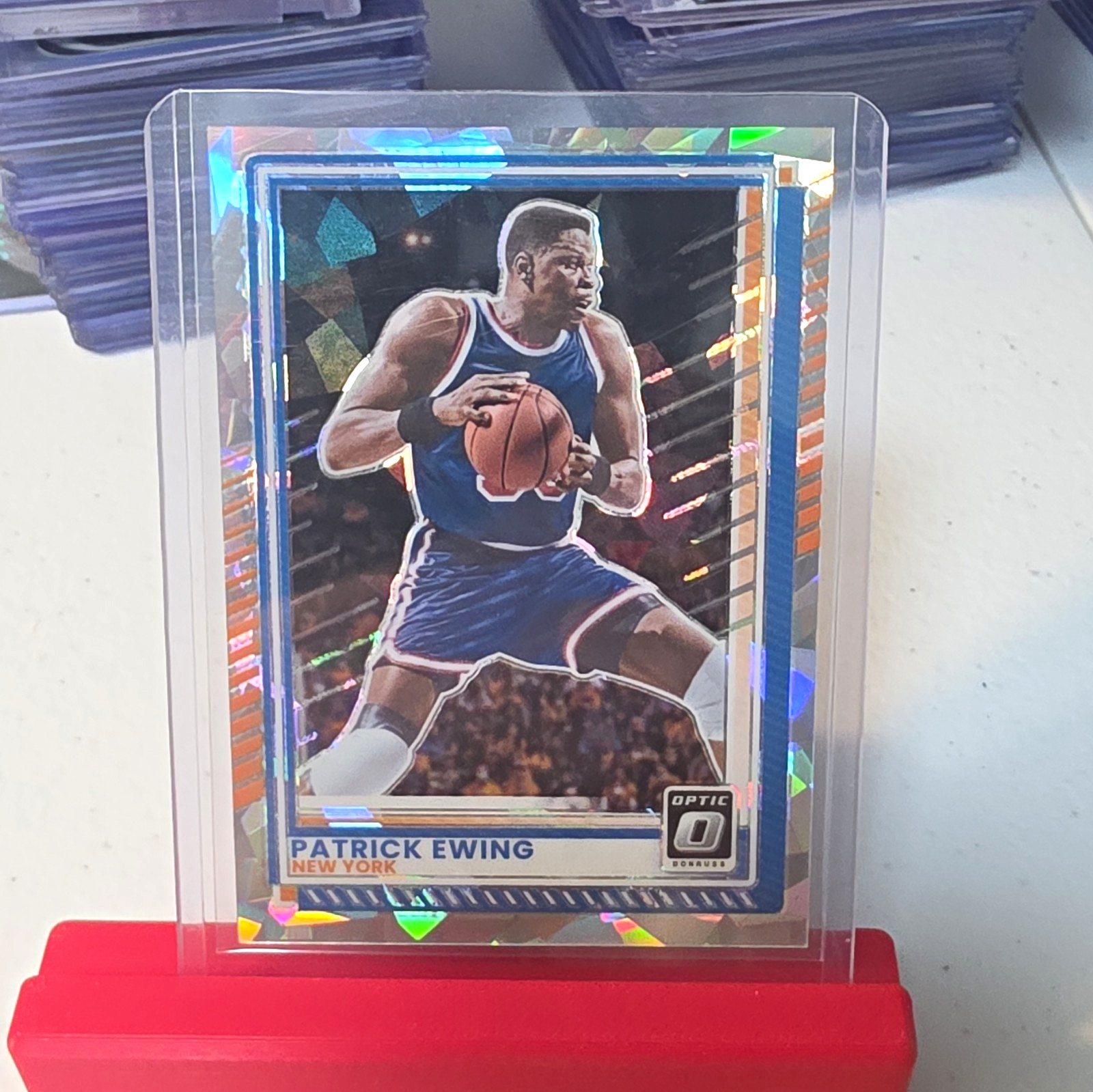 Panini Donruss 2025-26 Patrick Ewing Knicks #125 Prizm Parallel 10/25