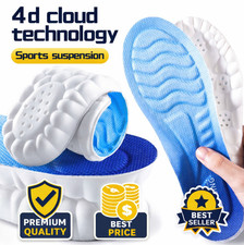 4D Cloud Technology Insoles - High Elasticity, Breathable  Shock
