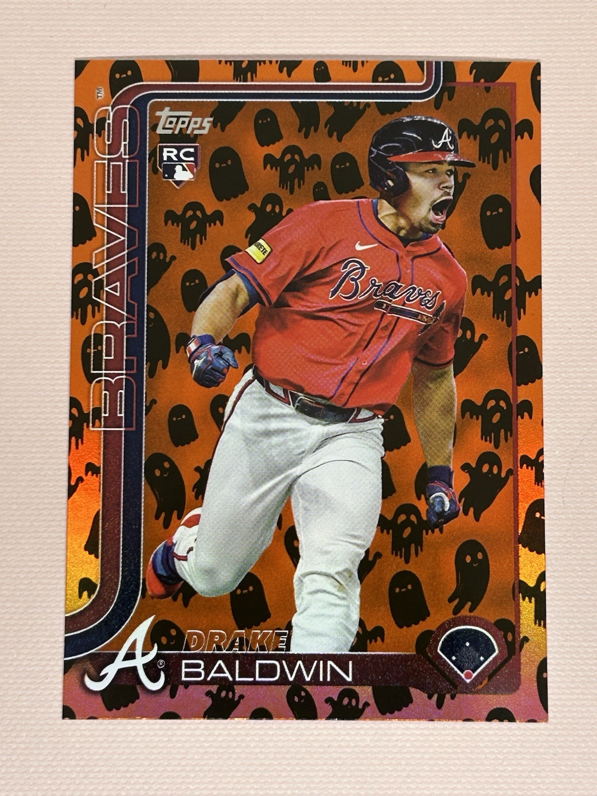 Drake Baldwin 2025 Topps Update Holiday Ghost Parallel #US87 RC Braves Rookie