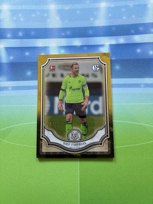 2018-19 Topps Museum Collection Bundesliga Ralf Fährmann Gold /50 Schalke 04