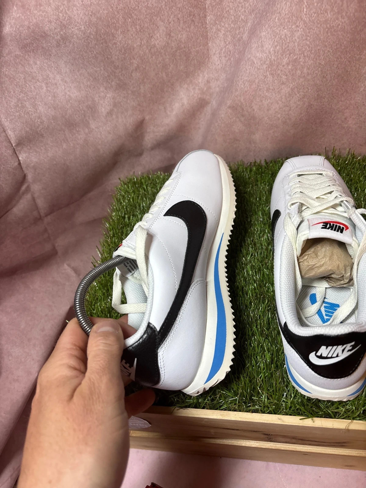 Nike Cortez 23 White Trainers brand new image 6