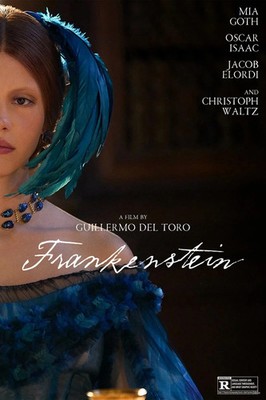 2025 Frankenstein Movie Poster 11X17 Oscar Isaac Mia Goth Jacob Elordi Horror  