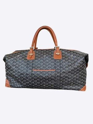 Goyard Black & Brown Boeing 55 Duffel Bag