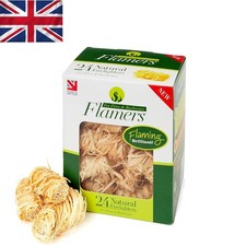 Multipack of 24  Natural Firelighters - Perfect for All Fire Types 0.58 per lighter