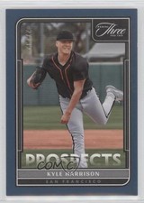 2022 Panini Three and Two Prospects Full Count 27/32 Kyle Harrison #P-30 0s55