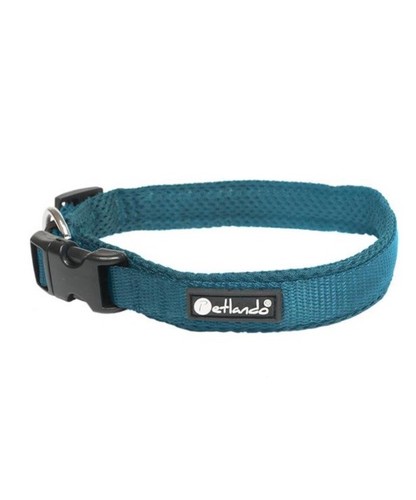 Up Country Hundehalsband Hearts And Flowers – Schmal (5/8 Zoll), Größe S, Nylon Mit Messing-Hardware, USA-made