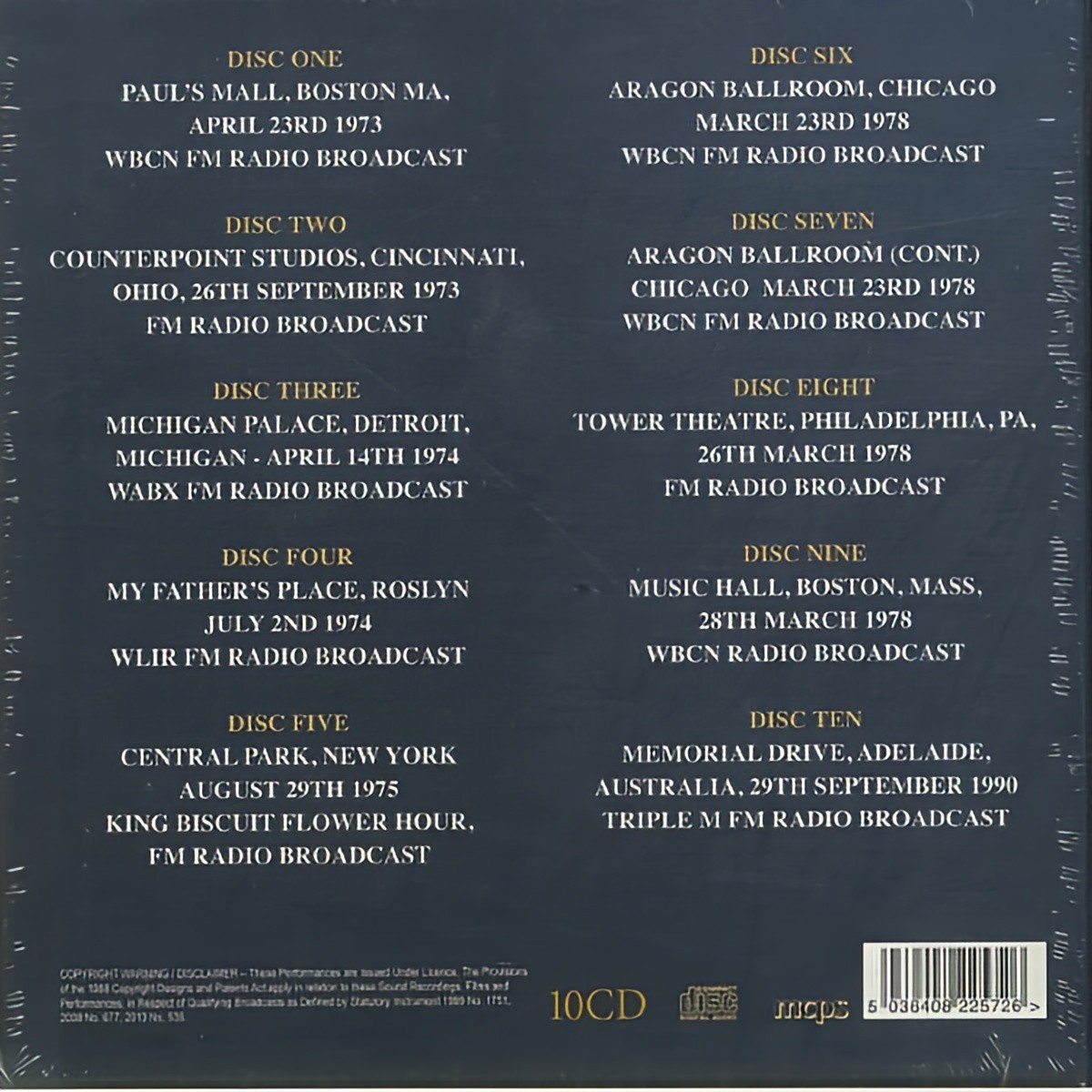 Aerosmith – Train Kept a Rollin' 1973-1990 10 CD Box Set - NEW | eBay