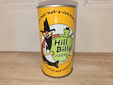 RARE COTTON CLUB HILL BILLY JOOSE CITRUS SODA STEEL CAN WEST VA TAX PAID STAMP