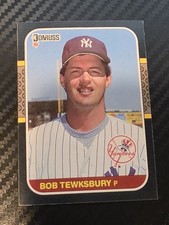 1987 Donruss - Bob Tewksbury #422 (RC) New York Yankees Rookie 