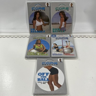Lot of 5 Gunnar Peterson's Core Secrets DVD | Brand New Sealed Workout Exercise