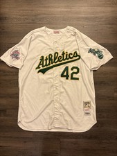 Mitchell & Ness Oakland Athletics Rickey Henderson 1989 World Series Jersey 54